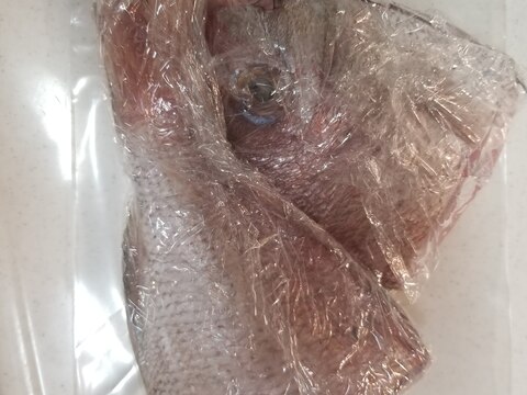 真鯛の冷凍保存方法